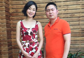 广州韦德1946与明星合影