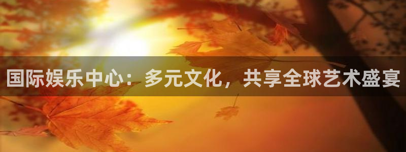 韦德1946体育官方入口：国际娱乐中心：多元文化，共享全球艺术盛宴